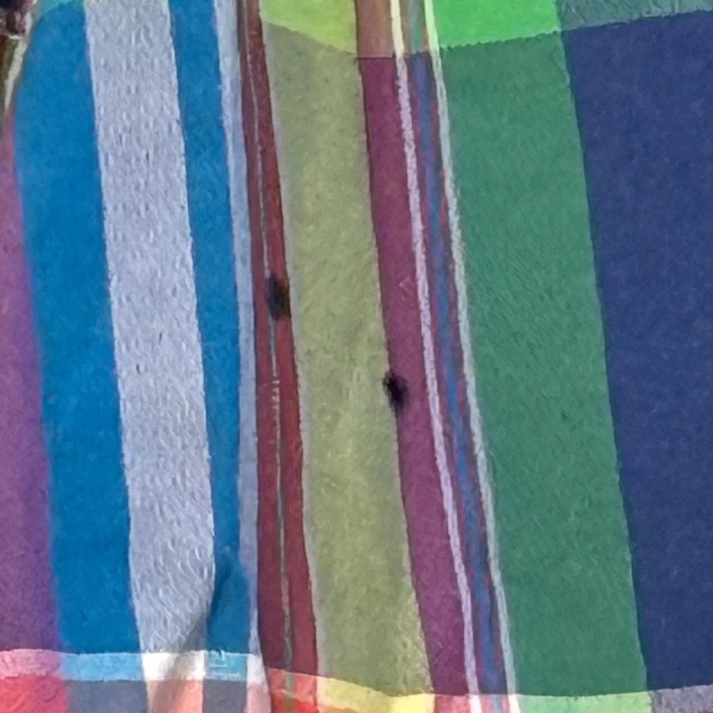 Polo Ralph Lauren Mens 2XLT Madras Plaid Swim Trunks Multi Color Big & Tall 2XL
